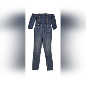 bebe Denim Jumpsuit